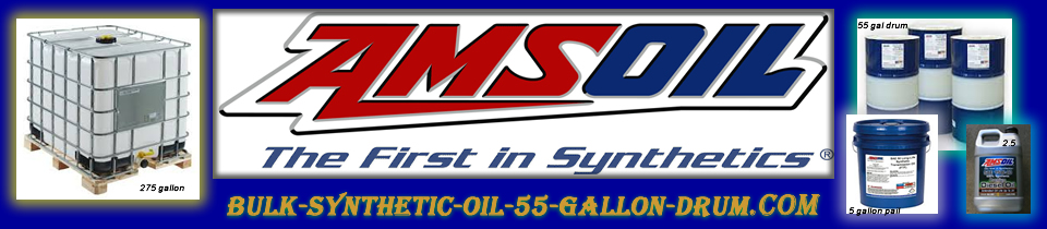 Amsoil synthetic oil in bulk containers - Interceptor, saber, motor oil