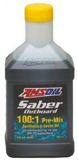 Saber outboard 2 cycle oil. bulk ot bottles